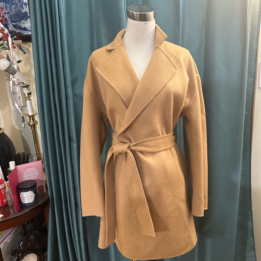 Filippa K NWT Camel Belted Women's Coat